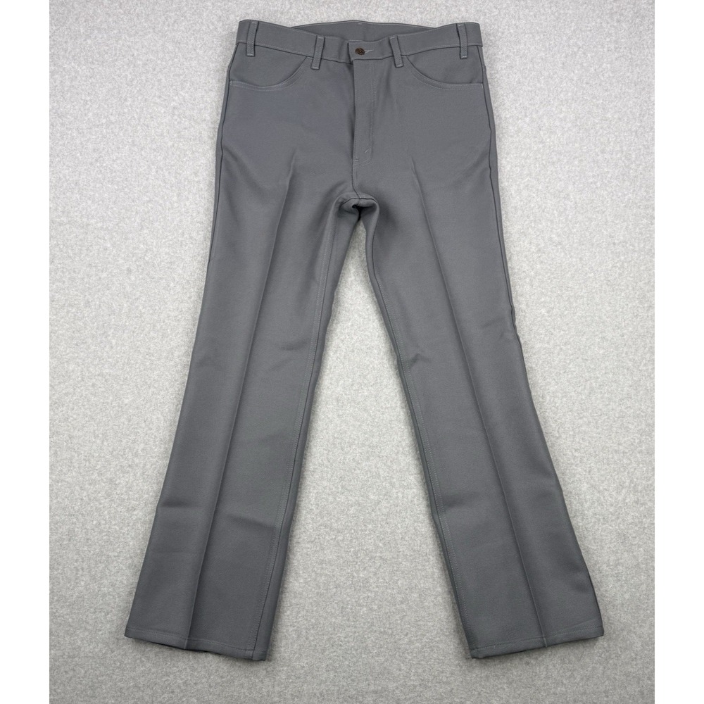 Vintage Levis‎ Pants Mens 38x32 Gray 517 Sta Prest Bootcut Western Y2K Dacron